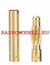 RAS-RC MODELL  - Csatlakozó arany 4mm - 1pár