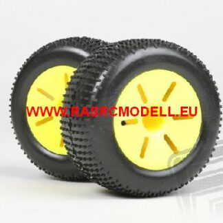 RAS-RC MODELL  - Himoto Truggy Kerékszett 1:10 Off-Road - 1pár sárga